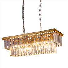 Wellmet 9-Light Crystal Chandelier 34.5 inch, Contemporary Modern Chandeliers Adjustable for Living Room, Dining Room, Pool Table Light, Kitchen
