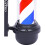 WDZD 37'' Red White Blue Barber Pole Light 5