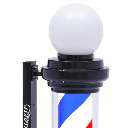 WDZD 37'' Red White Blue Barber Pole Light 2