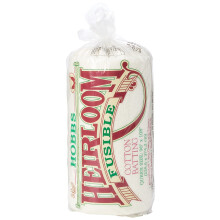 Hobbs Heirloom Fusible Blend: 90 x 108in (Queen), Cotton, White