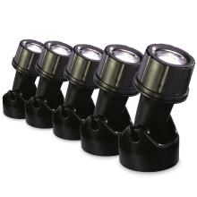 Blagdon Ultra Bright Economical LED Pond and Garden Lights, Fully Submersible, Waterproof, 1 Watt (5 Lights), with Transformer, Cables and Fixings,