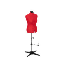 Adjustoform Sew Simple 8 Part Medium Poppy Red Adjustable Dress Form (UK Dress Size 14-20)