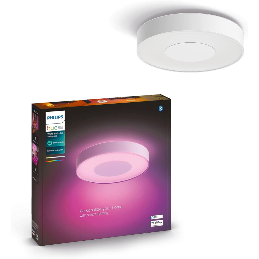Philips Hue White & Col. Amb. Xamento ceiling lamp L white 3450lm