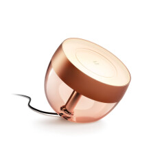 Philips Hue Iris White and Colour Ambiance Smart Table Light v4 [Copper] with Bluetooth. Works with Alexa, Google Assistant and Apple Homekit