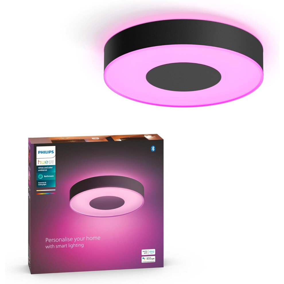 Xamento M Hue Ceiling lamp Black