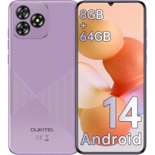 (Purple) OUKITEL C53 Cell Phone Unlocked Waterdrop Screen 4300mAh Smartphone, 8GB 64GB/1TB