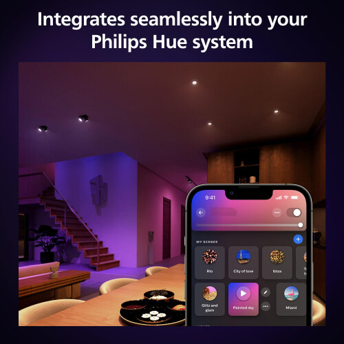 Philips Philips Hue GU10 ? Smart Spotlight ? (3-Pack) White and Colour Ambiance 2