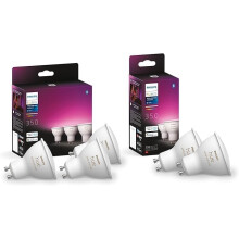 Philips Hue White & Color Ambiance GU10 LED spotlights 5-Pack (350 lm), dimmable LED Lamps for The Hue Lighting System with 16 Million Colours, Smart