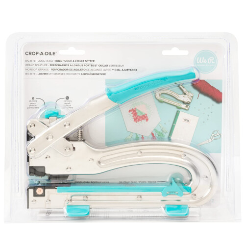 We R Memory Keepers Crop-a-Dile II Big Bite Punch, Aqua 1