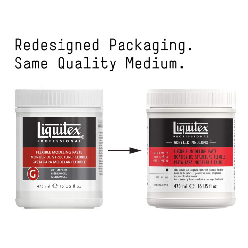 Liquitex 8916 Professional Flexible Modeling Paste Medium, 473 ml 1