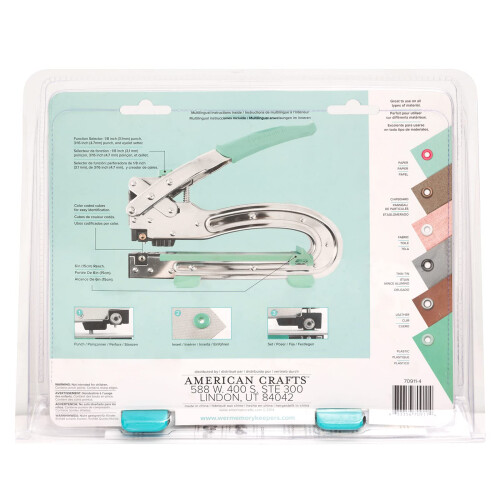 We R Memory Keepers Crop-a-Dile II Big Bite Punch, Aqua 2
