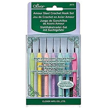 Clover Hook Set, Metal, Green/Yellow/Purple, 1