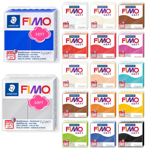 Staedtler Steadtler Fimo Soft Starter Pack 12 x 57 g Multicolour Blocks