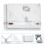 Drawing Board Set A3 Drafting Table Multifunctional College School Ergonomic Drawing Board Tool Set with 2 Parallel Motion Rulers and 2 Adjustable 4