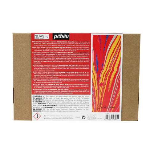 Pebeo 758495 MARBLING Collection Set, Assorted 10X45ML 1