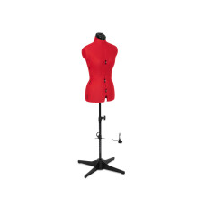 Adjustoform Sew Simple 8 Part Small Poppy Red Adjustable Dress Form (UK Dress Size 8-16)