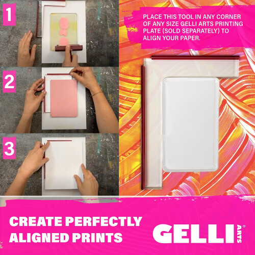Gelli Arts Mini Perfect Placement Tool, Clear,GL850032668064 1