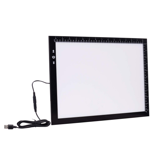 HSK B4/A3s LED Light Pad Light Box Lock/Unlock Modes Touch Dimmer Button Super Brightness 6000 Lux 2
