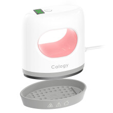 Calogy Super Mini Heat Press, 4 Temp Settings Heat Presser Max 210? with LED Display Auto Shut-Off Mini Precision Heat Iron for Shoes, Caps, Bags,