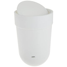 Umbra 023269-660 Touch Waste Bin with Lid, White