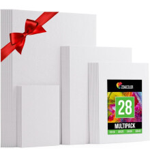 Canvas Painting Set of 28 Canvas ? Multi Sizes ? 13 x 18 cm, 20 x 25 cm, 24 x 30 cm, 30 x 40 cm ? All Types of Painting
