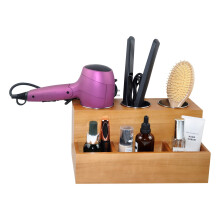 Eitida Hair Tools Organizer, Hair Dryer Care Styling Straightener, Flat Iron, Curling Wand, Brushes Holder, Caddy Storage for Vanity & Bathroom, Wall
