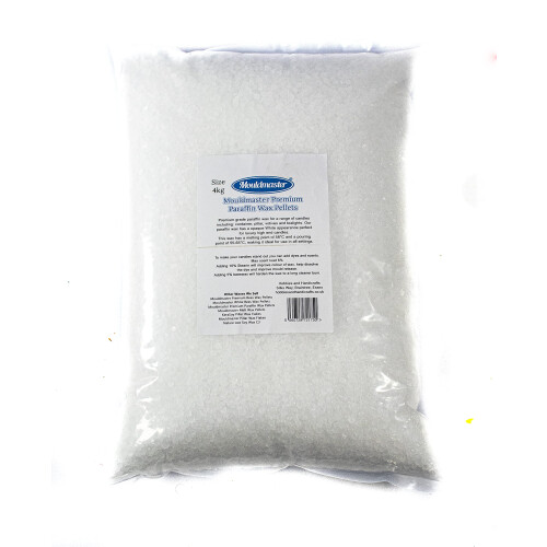 Mouldmaster Premium Paraffin Wax Pellets 4Kg, Translucent