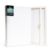 Elan Stretched Canvases 40x60 CM, 6-Pack Art Canvases for Painting 280 GSM, Triple Primed Stretched Canvas for Painting, Blank Canvas 40x60 CM
