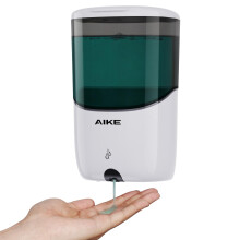 AIKE Automatic Soap Dispenser Wall Mounted, 650 ML Large Capacity, Bathroom Kitchen Hand Wash Soap Dispenser, Commercial Wall Mounted Automatic Liquid