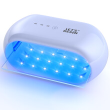 LET'S RESIN Two-Sided UV Resin Lamp, Longer time Setting(2m,3m,5m) UV Resin Light with 36 LED Beads, Large Size UV Lamp for Resin Curing, Resin