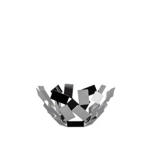 Alessi La Stanza Dello Scirocco Fruit Holder in 18/10 Stainless Steel Mirror Polished,27.3 x 12.7 x 27.3 cm, Silver