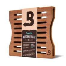 Boveda Cedar Wooden Humidity Pack Holder for Cigar Humidor - for Use with Two Size 60 Boveda Side-by-Side (Sold Separately) - Includes Magnetic and