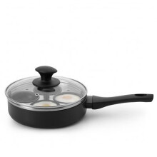 lakeland Induction-Safe 20cm Egg Poaching Frying Pan ? Removable Non-Stick Cups for Omelettes