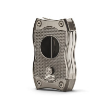 Colibri SV-Cut Cigar Cutter| Black/Chrome/Gunmetal/Rose Gold |Spring Loaded Release | Deep 7mm V Cut and up-to 3mm Straight Cut | Up-to 68 Ring Gauge