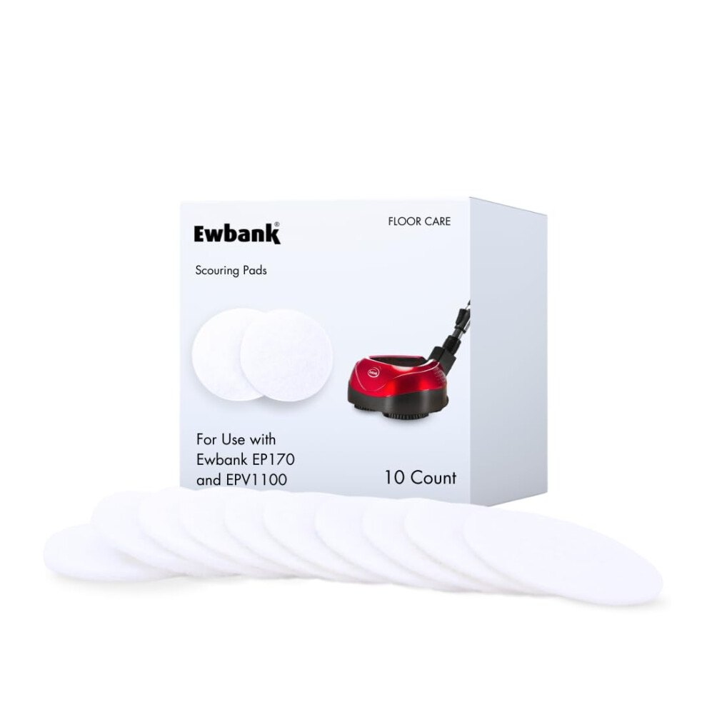 Ewbank Bulk Pack of Ten Scouring Pads, White