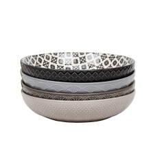 Widdop Home Living Set of 4 Pasta Bowls