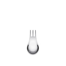 Alessi Moscardino GIMR01S4 - Set of Four Design Multipurpose Cutlery, Synthesis of Fork and Spoon, in 18/10 Polished Stainless Steel