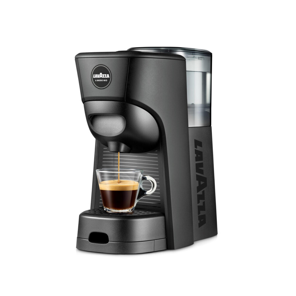 Lavazza, A Modo Mio Tiny Eco, Coffee Capsule Machine, Compact, Compatible with A Modo Mio Coffee Pods, with Automatic Shut-Off, Removable and