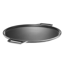 HexClad Hybrid Nonstick Pizza Steel for Pizzas and Flatbreads Up to 35 cm, Dishwasher-Friendly, Oven and BBQ-Safe Up to 480?C