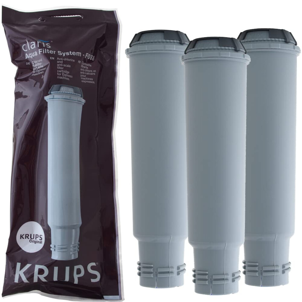 Krups Claris F088 Filter Cartridge, Pack Of 3