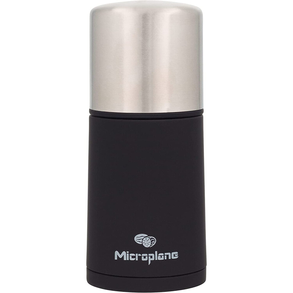 Microplane Spice Mill Stainless Steel For Nutmeg Cinnamon Tonka Beans,5 X 5 X 13.6 Cm