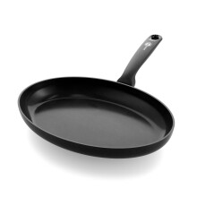 GreenPan Torino Healthy Ceramic Non-Stick 32 cm Fish Pan, PFAS Free, Induction, Oven Safe up to 160?C, Dishwasher Safe, Black