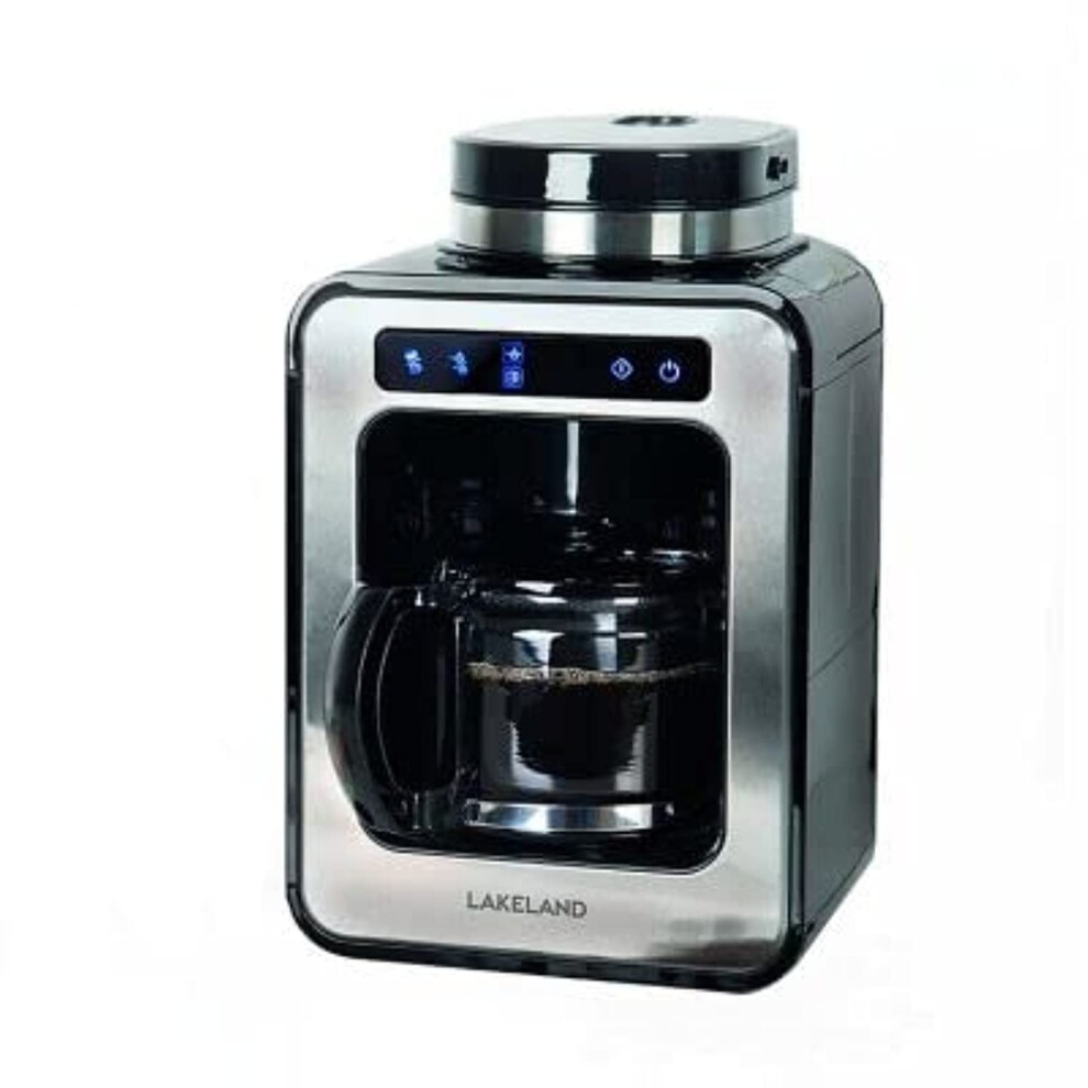 lakeland Bean to Cup Filter Coffee Machine ? Touchscreen Takes Beans & Ground Coffee