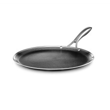 HexClad Hybrid Nonstick 30 cm Griddle Pan, Stay-Cool Handle, Dishwasher-Friendly, Oven-Safe Up to 480?C, Induction Ready, Compatible with All Cooktops