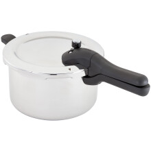 Judge Stainless Steel Pressure Cooker 5L, (25cm) With Steamer Basket, Great Healthier and Quicker Cookware, Suitable for All Hob Types