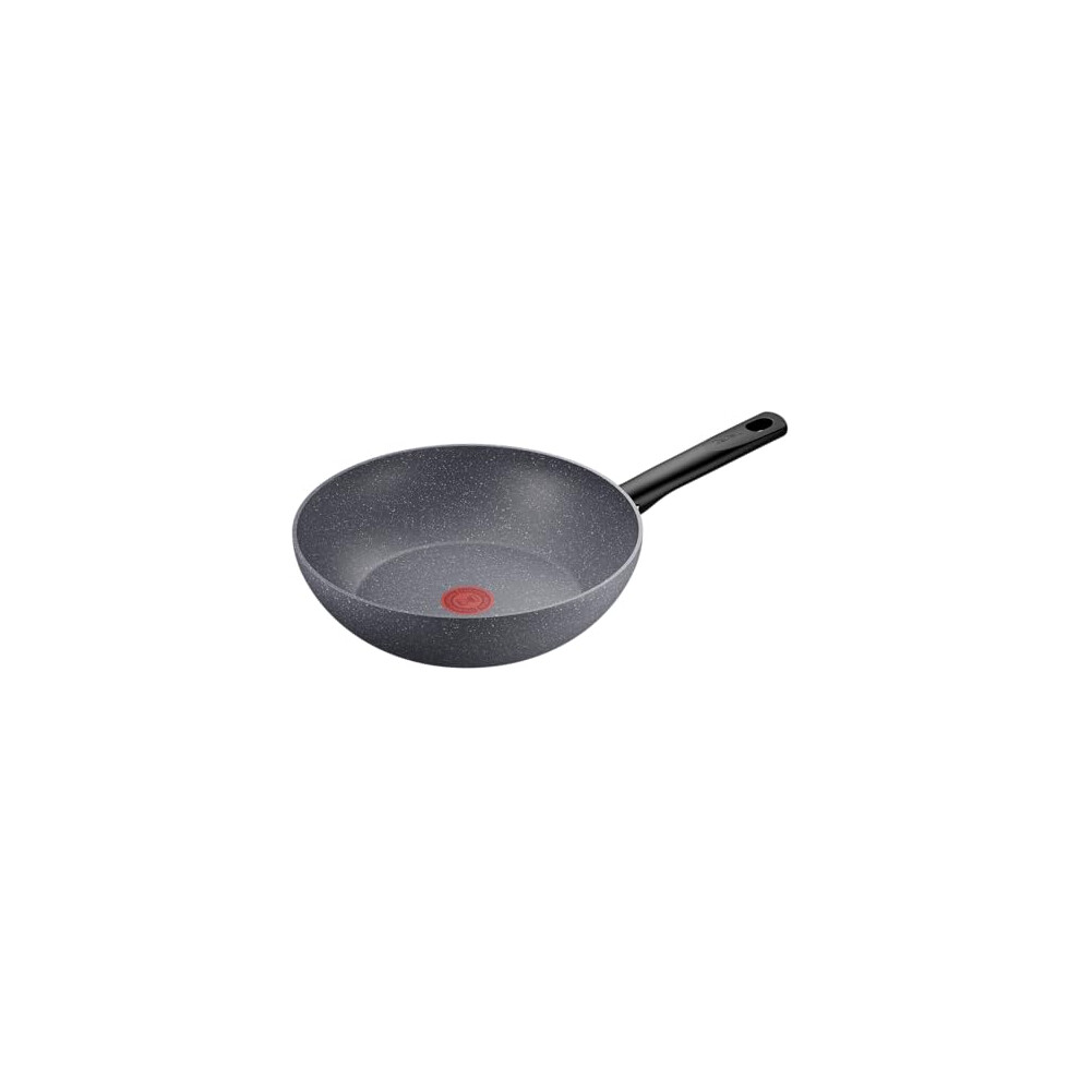 Tefal Natural On Induction G2801902 28 cm Non-Stick Wok Pan, Exclusive Gris Lavinia
