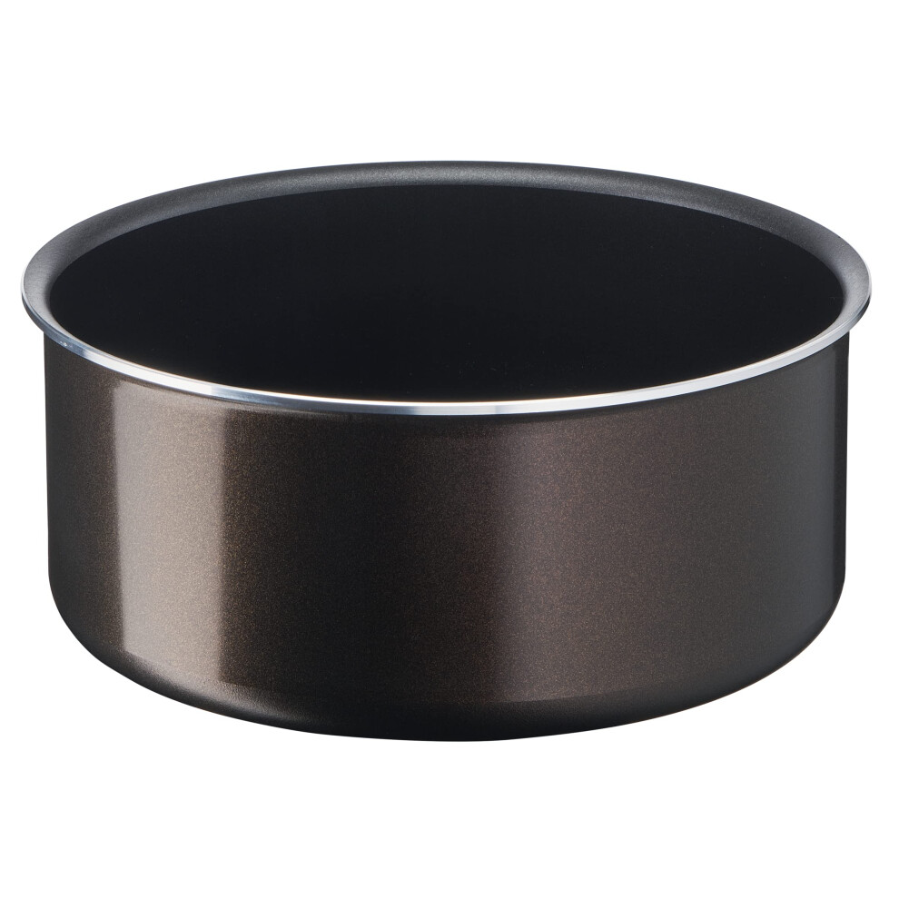 Tefal Ingenio Easy Plus Saucepan 16 cm / 1.5 L, Stackable, Non-Stick Coating L1502802, Black, Silver