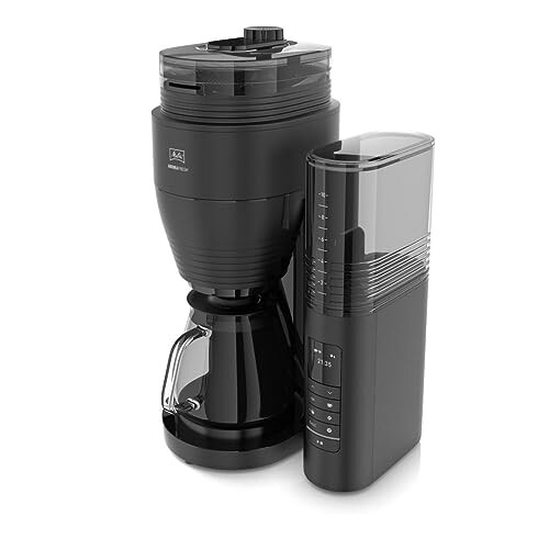 Melitta Melitta Filter Coffee Machine with Integrated Ceramic Grinder with 11 Settings, Adjustable Strength, Makes 2 to 10 Cups, Timer Function, AromaFresh 1