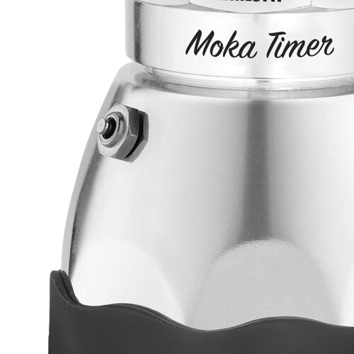 Bialetti Easy Timer Electric Coffee Maker for 6 Cups ? Aluminium in Black/Grey 2