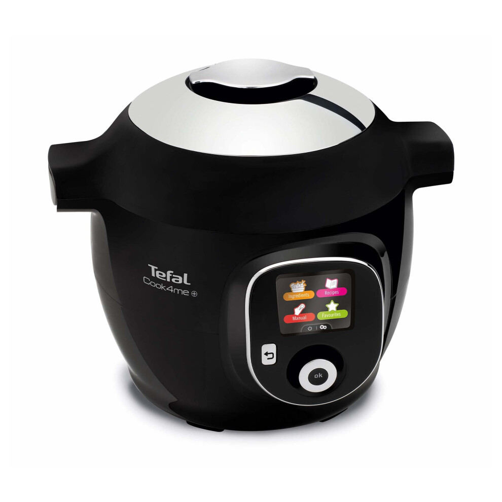 Tefal Cook4Me+ CY851840 One-Pot Digital Pressure Cooker - 6 Litre/Black and Stainless Steel